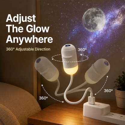 12 in 1 Galaxy Star Projector USB Night Light