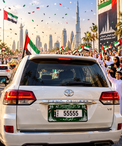 Personalized UAE National Day 2026 Car License Plate Frame 🇦🇪 – Spirit of the Union Edition