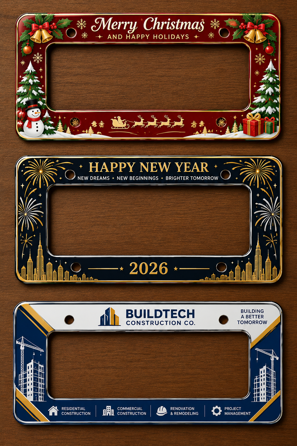 Personalized UAE National Day 2026 Car License Plate Frame 🇦🇪 – Spirit of the Union Edition