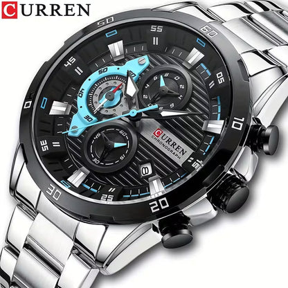 Curren Silver Watch-For Men